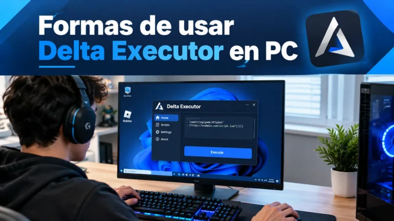 Formas de usar Delta Executor en PC