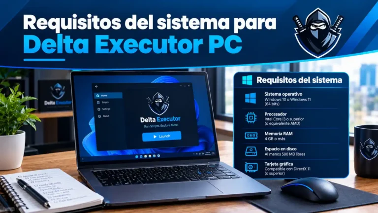 Requisitos del sistema para Delta Executor PC
