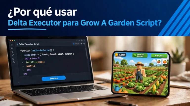 ¿Por qué usar Delta Executor para Grow A Garden Script?
